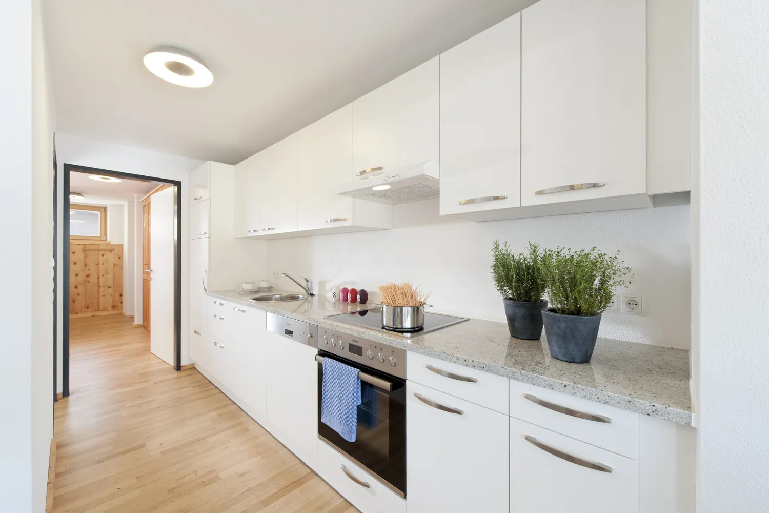 Küchenzeile im Junior Suite-Apartment